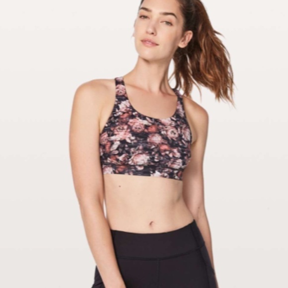 Lululemon Energy Bra Nulux Peony Multi - Picture 6 of 7